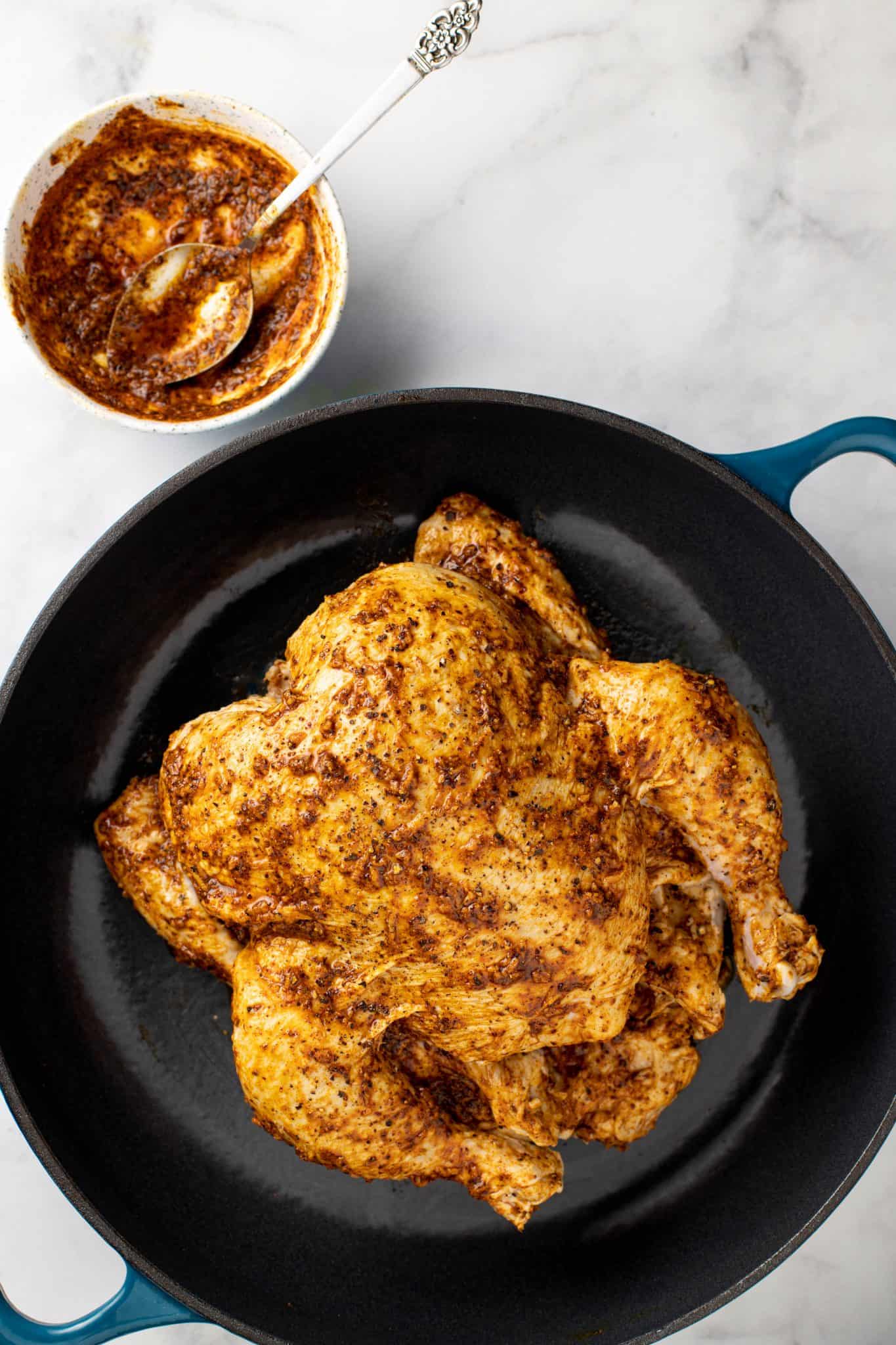 Middle Eastern Roasted Chicken - Addicted to Tahini
